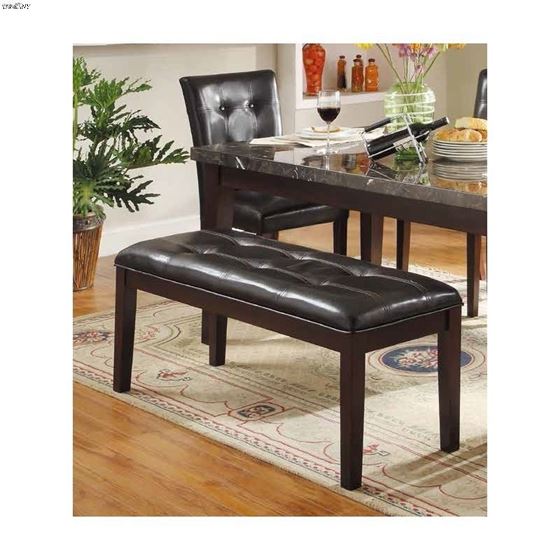 Decatur Espresso Dining Bench 4