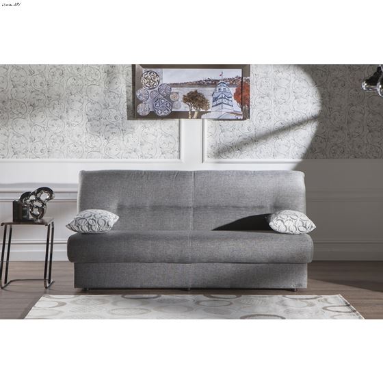 Regata Sofa Bed in Diego Grey by Istikbal in Room