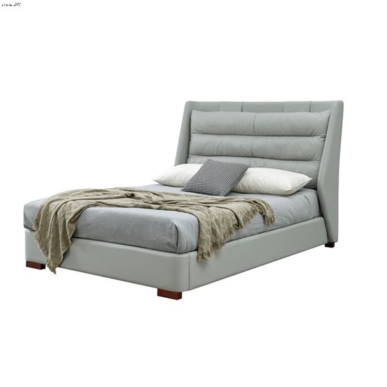 Lego Grey Leather Upholstered Storage Bed