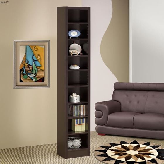 Coaster 8 Shelf Cappuccino Bookcase 800285