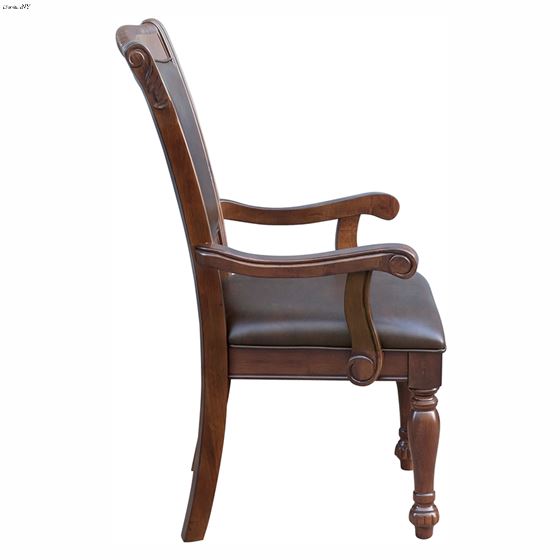 Lordsburg Cherry Dining Arm Chair Side