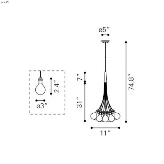 Bosonic Ceiling Lamp 50036 - 4