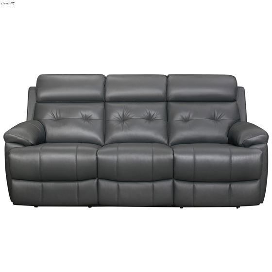 Lambent Dark Grey Leather Reclining Sofa 9529DG-2