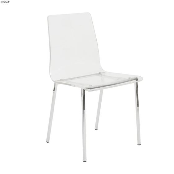 Chloe Clear Acrylic Side Chair - Set of 4-2