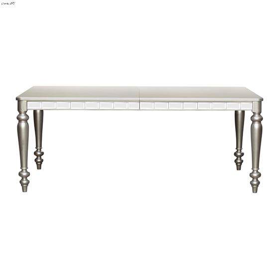Orsina Silver Dining Table 5477N-96 by Homelegance side open
