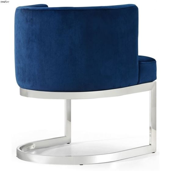 Gianna Navy Upholstered Velvet Dining Chair - Ch-2