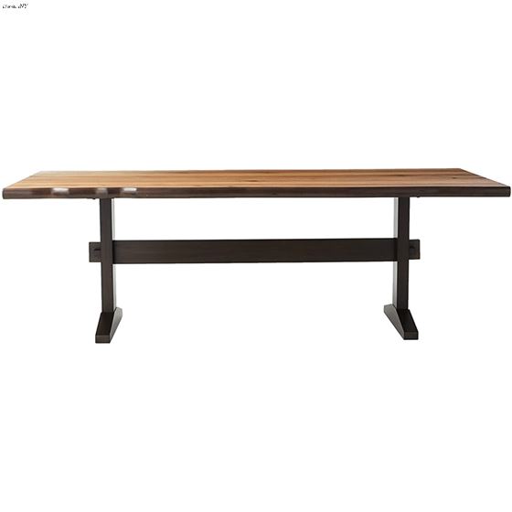 Bexley Live Edge Trestle Dining Table 110331 by Coaster Front