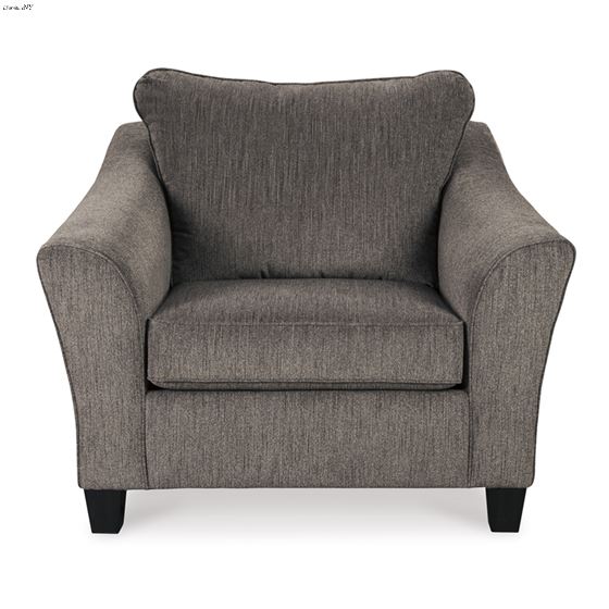 Nemoli Slate Fabric Oversized Chair 45806-2