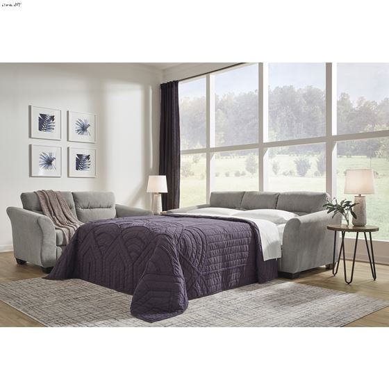 Miravel Slate Fabric Queen Sofa Bed 46206-2