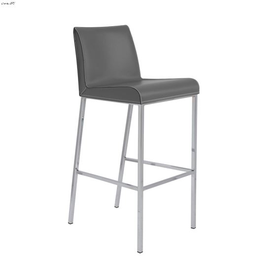 Cam Grey Bar Stool 15201GRY by Euro Style