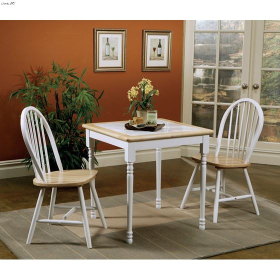 Damen Natural Wood Small Dining Table 2