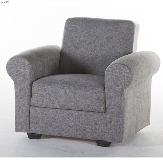 Elita Chair in Deigo Grey by Istikbal