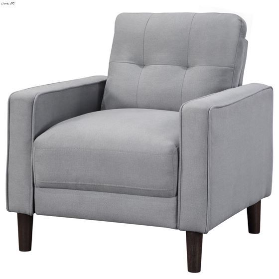 Bowen Grey Track Arm Tufted Accent Chair 506783-4