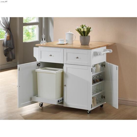 Two- toned Kitchen Cart 900558- 2