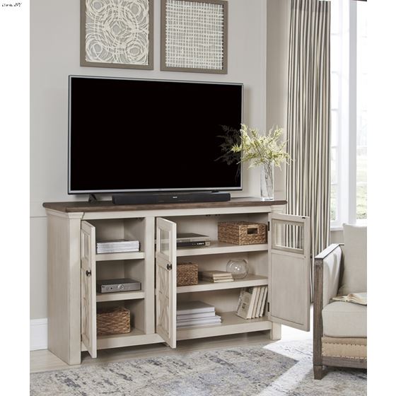 Bolanburg 60 inch Weathered White TV Stand W647-4