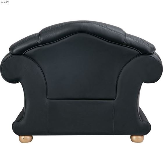 Apolo Tufted Black Leather Chair Apolo By ESF Furniture 2