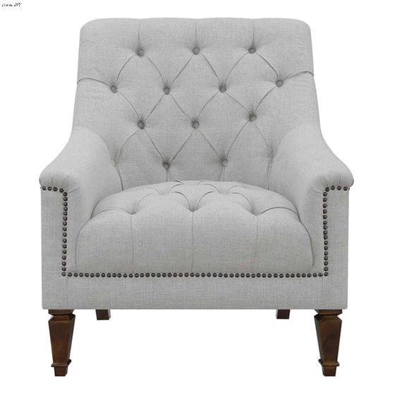 Coaster Avonlea Light Grey Fabric Chair 505643