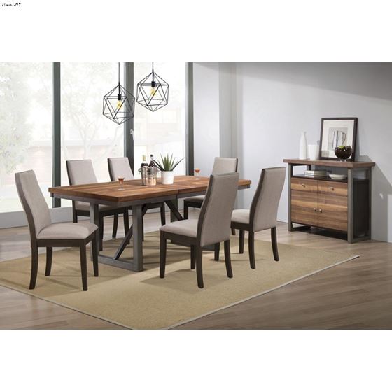 Spring Creek Walnut Rectangle Dining Table 1065-4