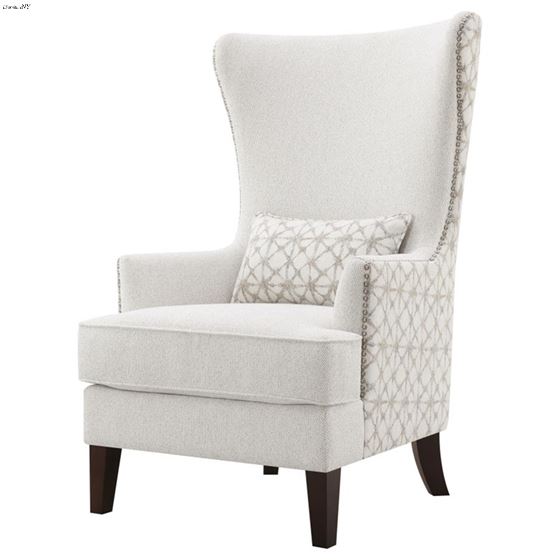 Pippin Latte Fabric Wingback Accent Chair 90406-4