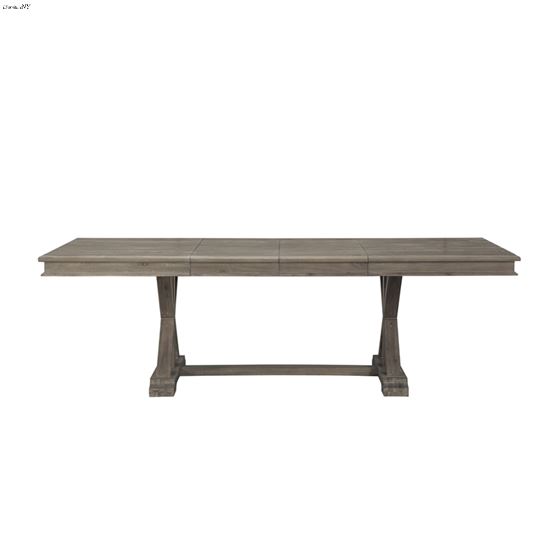 Cardano Double Pedestal Trestle Dining Table 1689BR-96 side