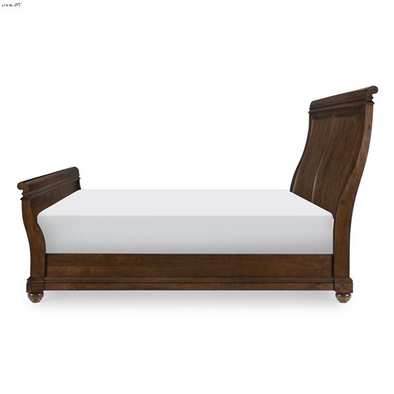Coventry King Sleigh Bed in Classic Cherry Finis-4