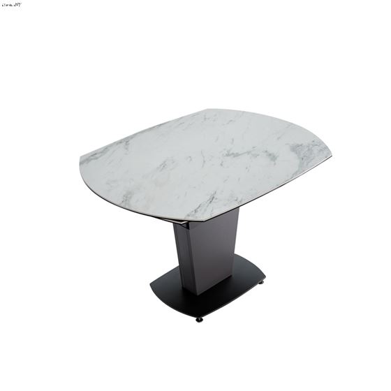 2417 White Ceramic Top Marble Design Extention D-2