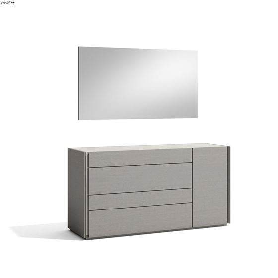 Faro Grey and Grey 5 Drawer Premium Dresser-2
