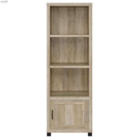 Sachin Distressed Pine 3 Shelf Media Tower 7077-4