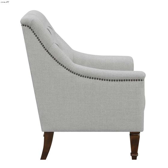 Coaster Avonlea Light Grey Fabric Chair 505643 3