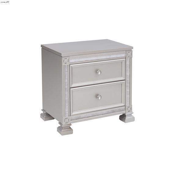 Homelegance Bevelle Collection Night stand Angle