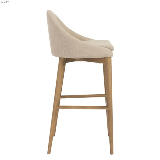 Baruch Tan Counter Stool 38677TAN by Euro Style Side