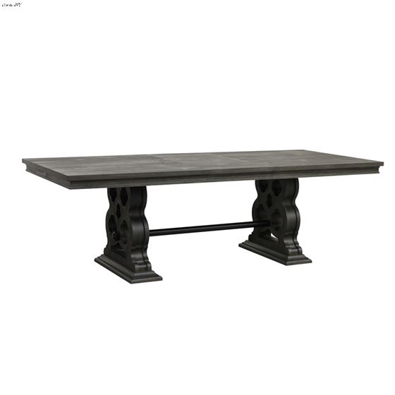 Arasina Double Pedestal Trestle Dining Table 5559N-96 Front