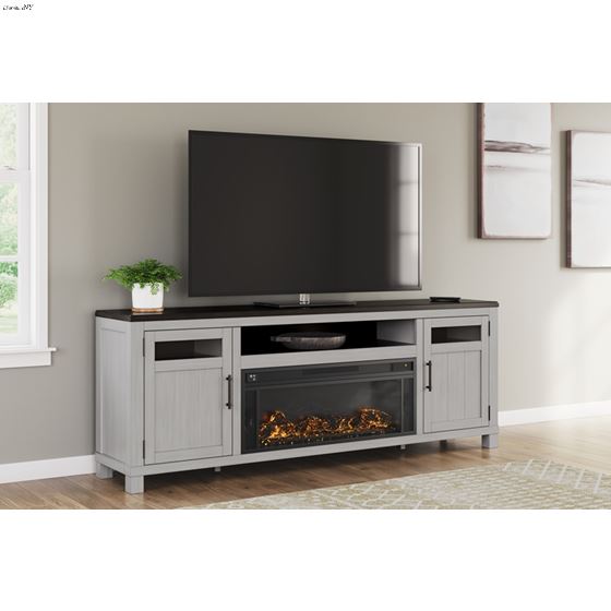 Darborn TV Stand with Electric Fireplace 2