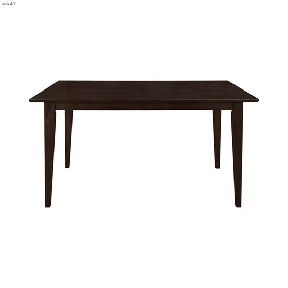 Gabriel Rectangle Dining Table Cappuccino 100771 side