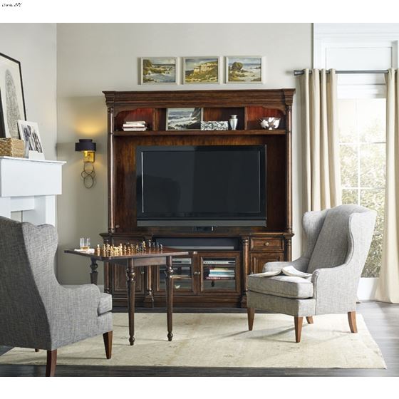 Leesburg 84 inch Brown Entertainment Console 53-2
