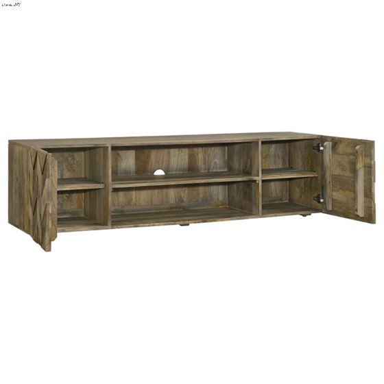 Keese Mango Brown 70 inch 2 Door TV Stand Media-4