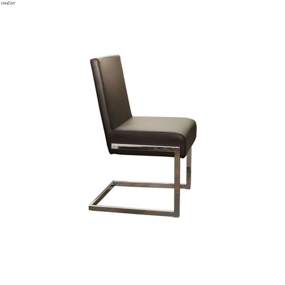 Fontana Brown Eco - Leather Dining Chair by Casa-2