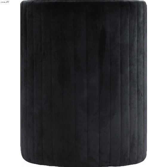 Selena Black Velvet Upholstered Accent Chair - 4