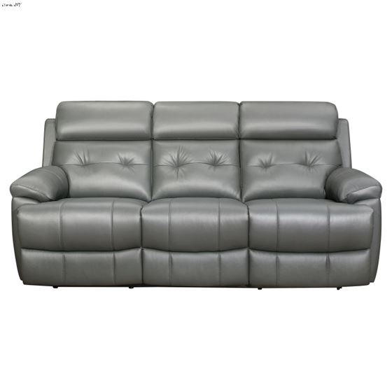 Lambent Grey Leather Reclining Sofa 9529GRY-3-2