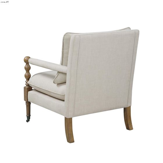 Monaghan Beige Accent Chair with Casters 903058-4