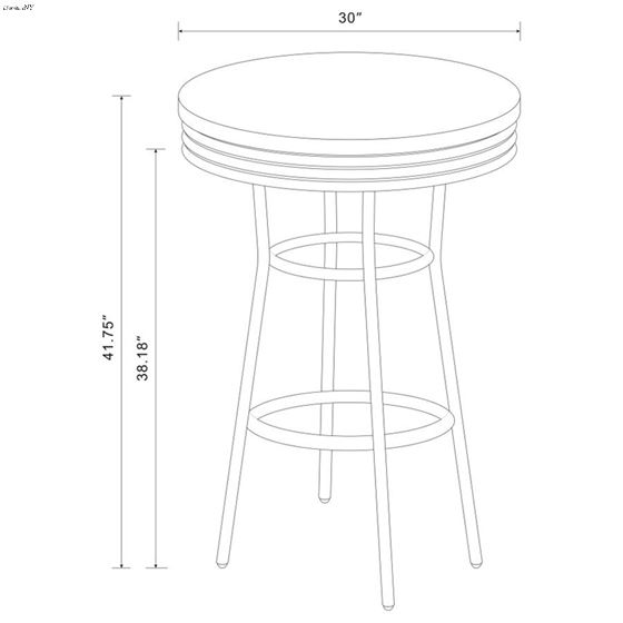 COASTER 2405 Bar Table 4