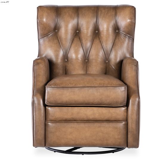 Henderson Nature Leather Power Swivel Glider Re-4