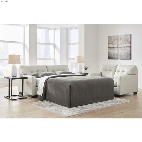 Belziani Coconut Leather Full Sleeper Sofa 5470-2