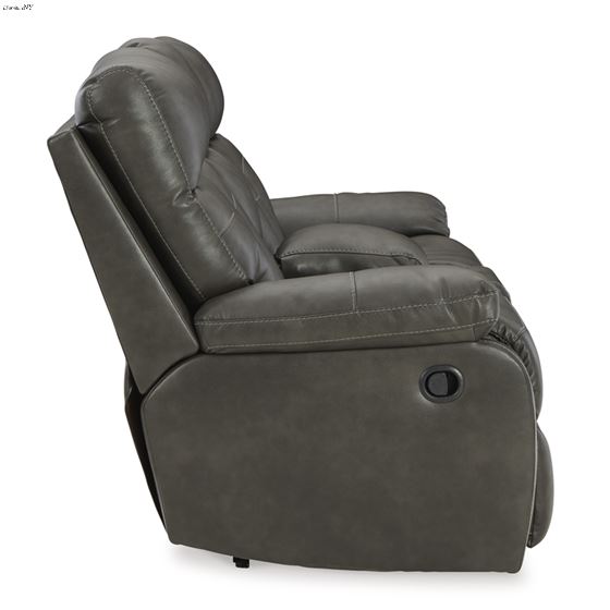 Willamen Quarry Reclining Loveseat with Console-4