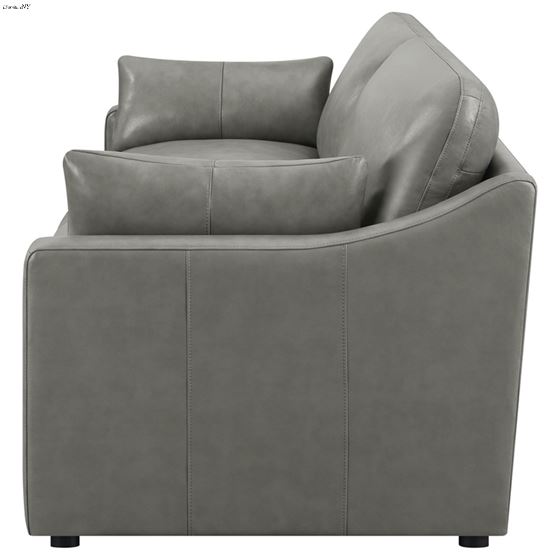 Grayson Grey Leather Sofa 506771-4