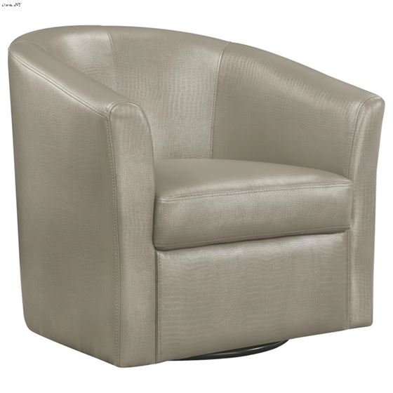 Turner Champagne Swivel Accent Chair 902726-4