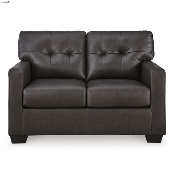 Belziani Storm Leather Tufted Loveseat 54706-2