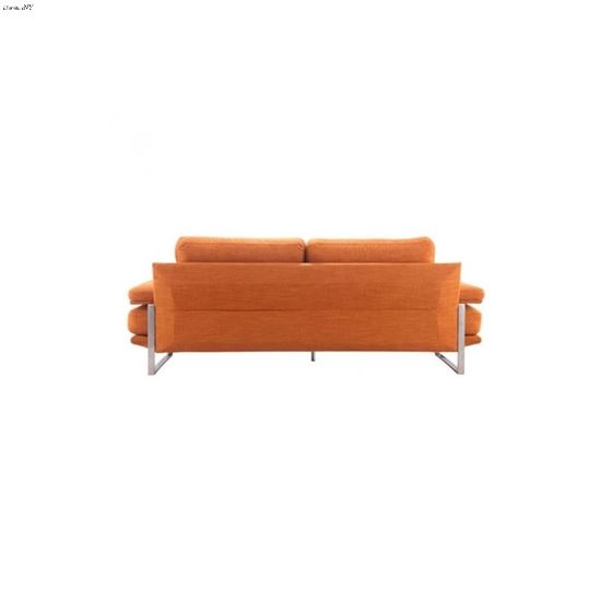 Jonkoping Orange Polyblend Sofa 900625 Orange by Zuo Modern 4