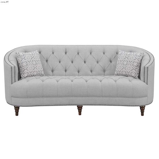 Avonlea Light Grey Fabric Sofa 505641 2