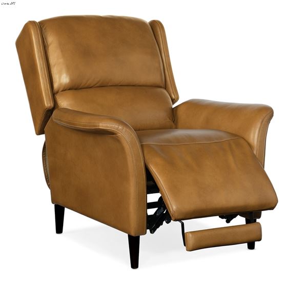 Deacon Rogue Camel Leather Power Recliner with-2